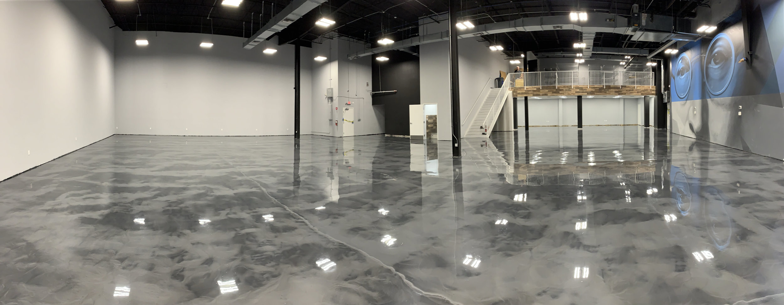 Commercial Epoxy Floors Satin Finish Concrete