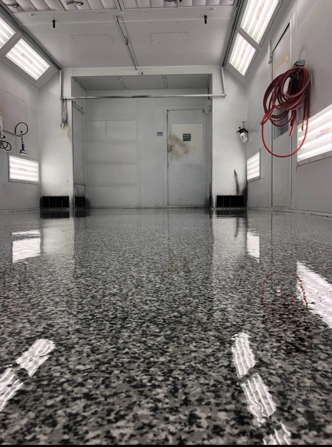 Commercial Epoxy Floors Satin Finish Concrete